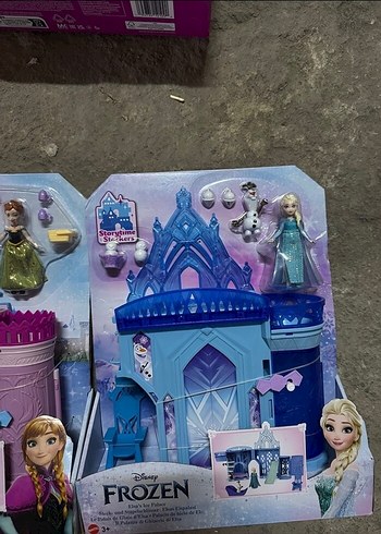 Pastel Renkli Frozen Prenses Oyun Seti - Görsel 3
