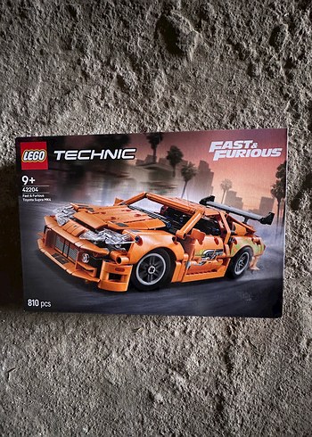 Beden LEGO Technic Hızlı ve Öfkeli Turuncu Oyuncak Araba