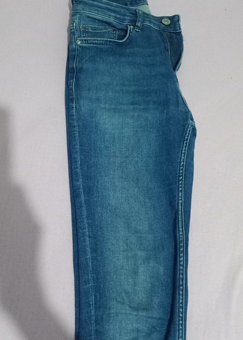 Kadın Mavi Normal Boy Denim Jean - Görsel 2