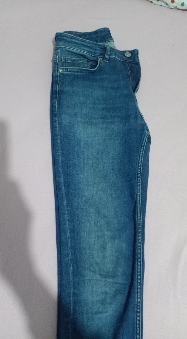 Kadın Mavi Normal Boy Denim Jean - Görsel 2