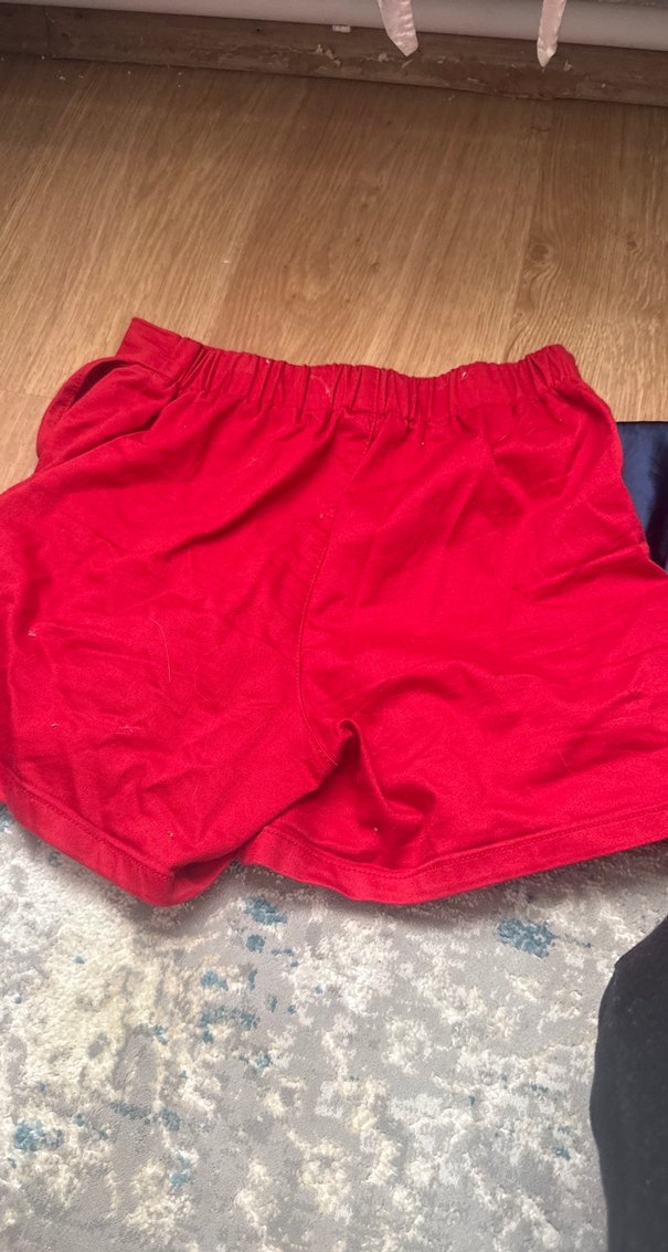 Kız Çocuk Kırmızı Fırfırlı Etek - Görsel 4