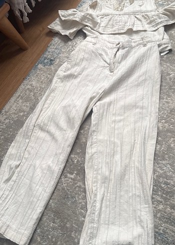 Pantolon takım keten 11 12 yaş - Görsel 3