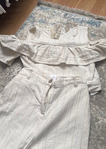 Pantolon takım keten 11 12 yaş - Görsel 5