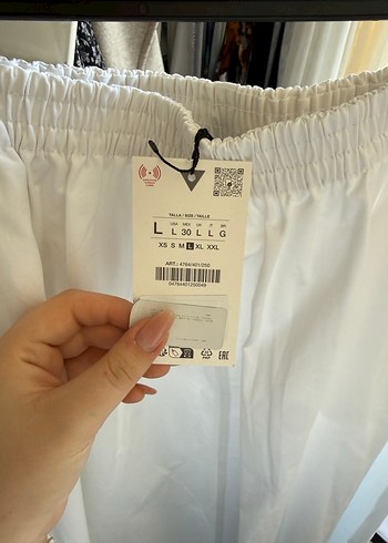 Beyaz Uzun Salaş Etek - Görsel 3