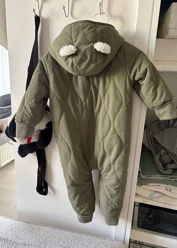 Gri Kamuflaj Desenli Bebek Astronot Tulum - Görsel 4