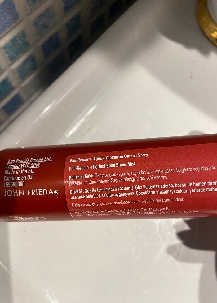 John frieda saç spreyi - Görsel 3