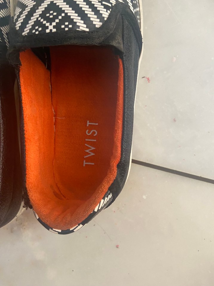 Twist Siyah-Beyaz Desenli Espadril - Görsel 2