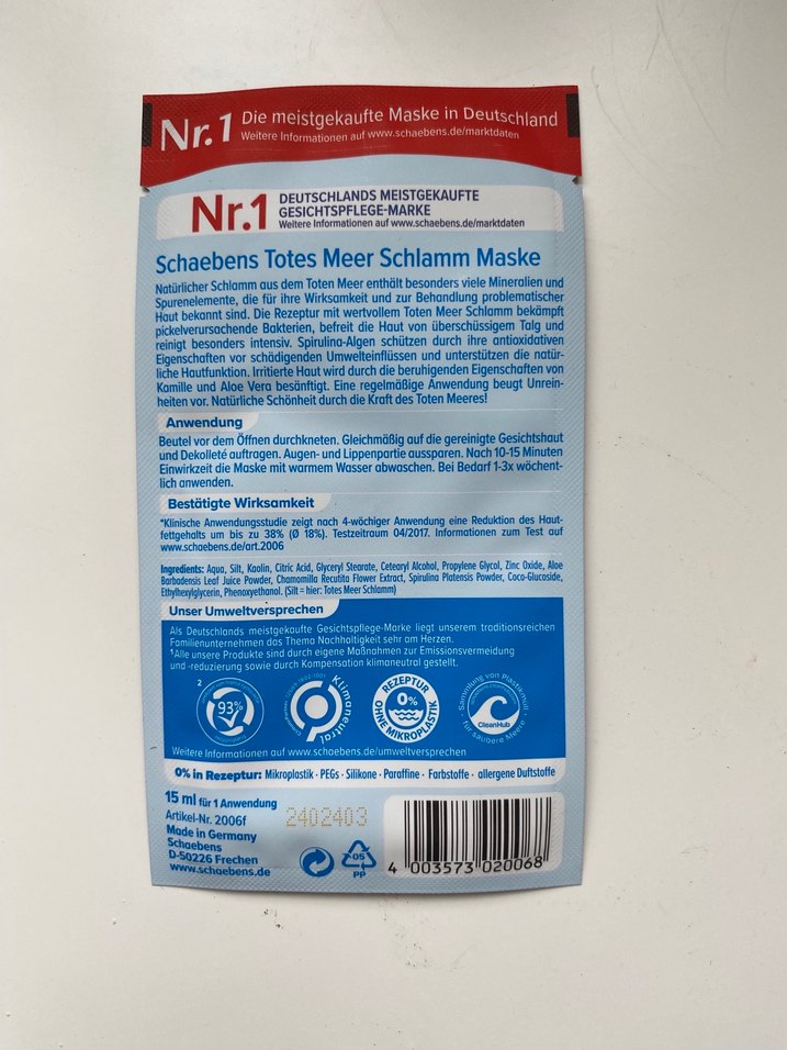 Schaebens Yüz Maskesi - Görsel 2