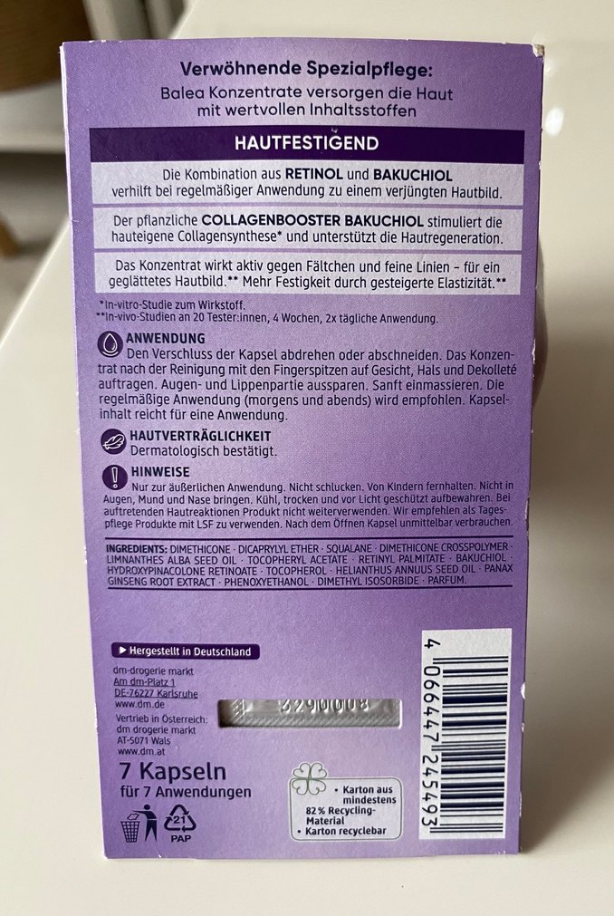 Balea Retinol Konsantre Serum - Görsel 2