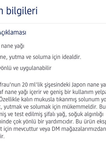 Klosterfrau Japon Nane Yağı - Görsel 4