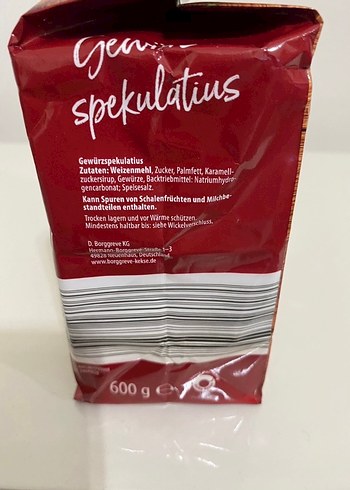 Almanyadan Gewürz Spekulatius Yılbaşı Kurabiyesi - Görsel 2