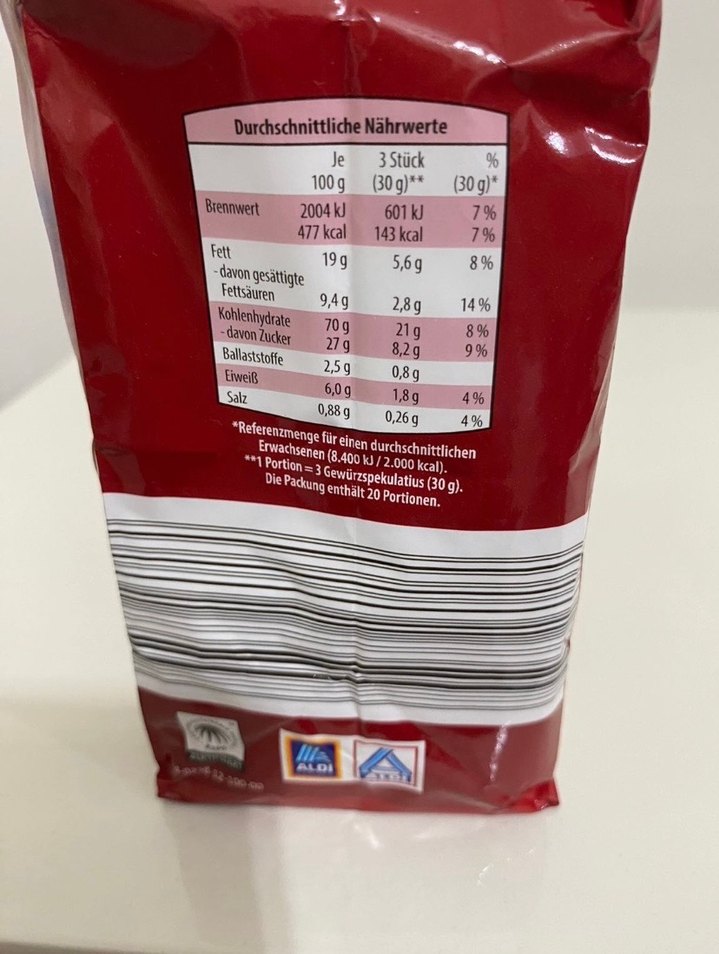 Almanyadan Gewürz Spekulatius Yılbaşı Kurabiyesi - Görsel 3