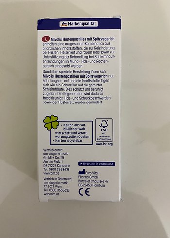 Almanyadan Mivolis Öksürük Pastili - Görsel 3