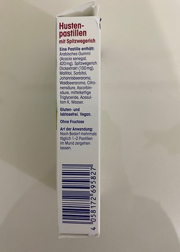 Almanyadan Mivolis Öksürük Pastili - Görsel 2