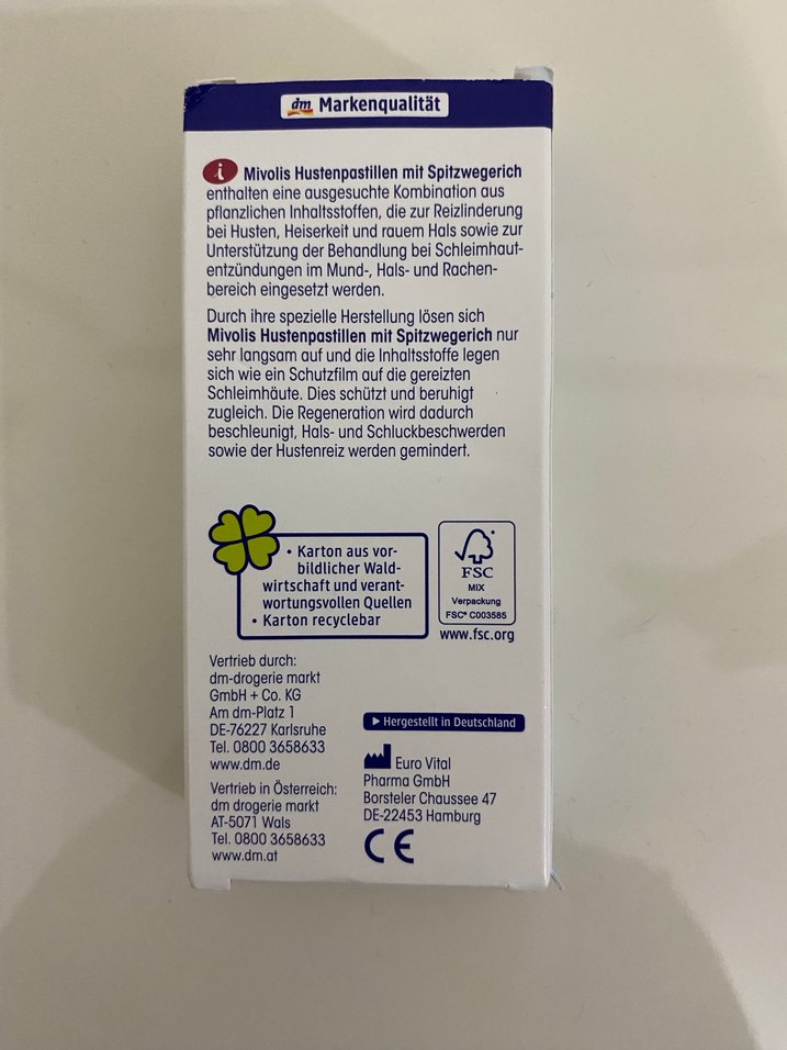 Almanyadan Mivolis Öksürük Pastili - Görsel 3