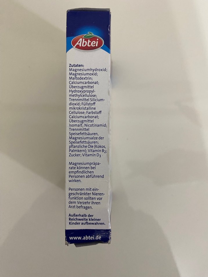 Almanyadan Abtei (mivolis) Magnezyum Gece Takviyesi 30 Tablet - Görsel 2