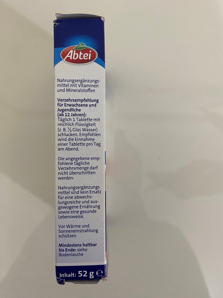 Almanyadan Abtei (mivolis) Magnezyum Gece Takviyesi 30 Tablet - Görsel 4
