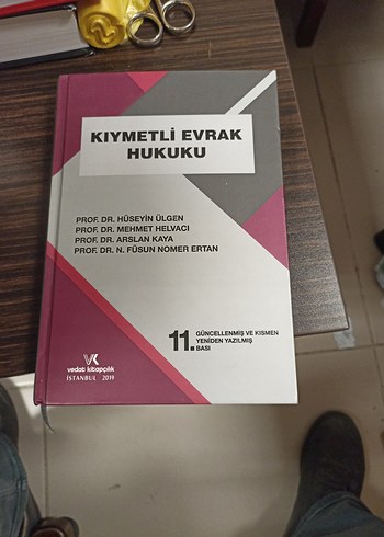 Kıymetli Evrak Hukuku - Güncellenmiş 11. Baskı
