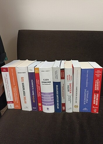 Uygulamaya Yönelik Ceza Hukuku Kitapları, Tek tek almak isteyenl