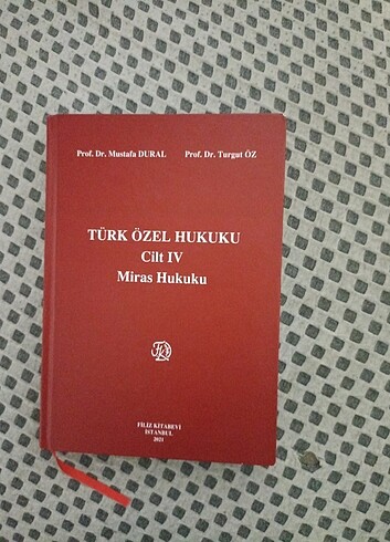 Miras Hukuku, 2021 baskı. Mustafa Dural. İlk 75 sayfa karalanmis