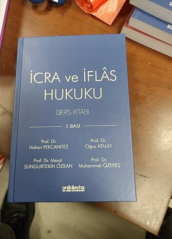 İcra ve İflas Hukuku Ders Kitabı, 2020