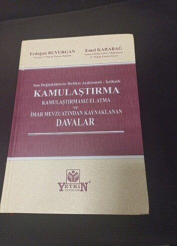 Kamulaştırma Davaları, Erdoğan Buyurgan, 2020 baskı.