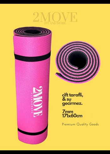 Gri Yılan Desenli Egzersiz Matı - Görsel 3