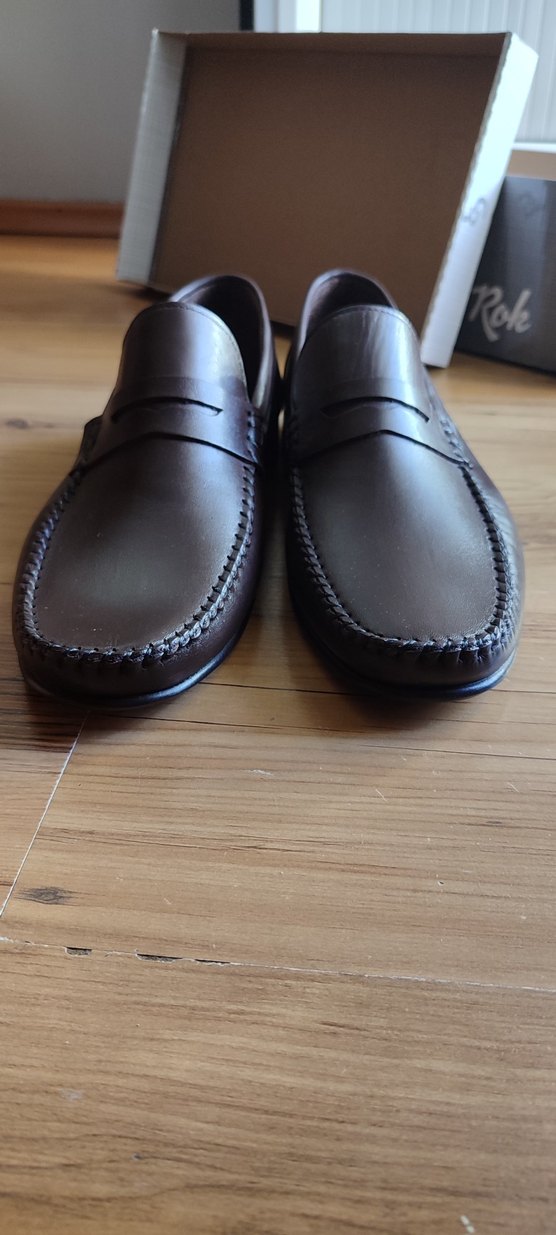 Çok Şık Kahverengi Deri Kösele Ayakkabı, Kundura - Görsel 2