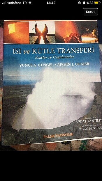 Isı ve kütle transferi
