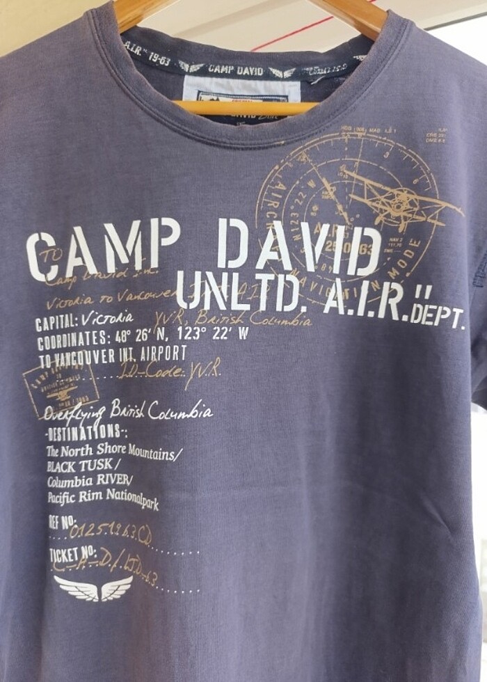 Erkek Camp David tişört - Görsel 3