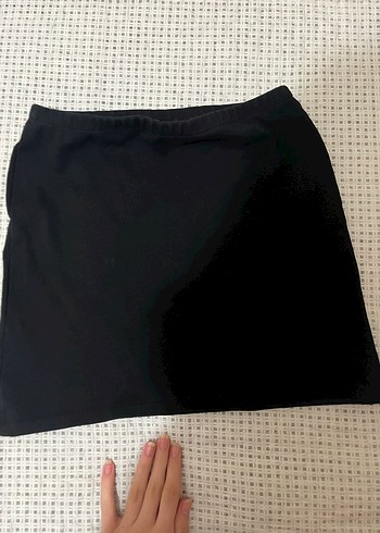 Siyah Mini Kadın Etek - Görsel 2