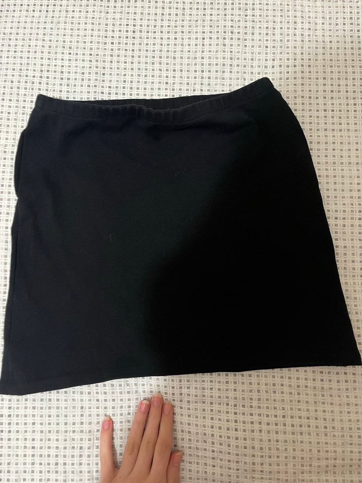 Siyah Mini Kadın Etek - Görsel 2