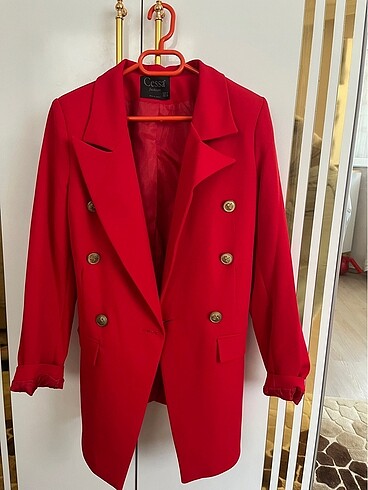 Diğer Kırmızı blazer ceket