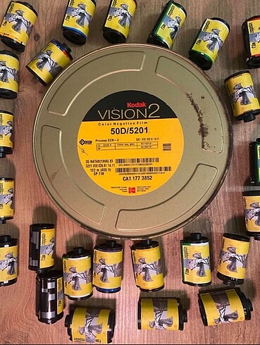 KODAK VISION2 50D 35mm RENKLİ TAZE FİLM x2 adet