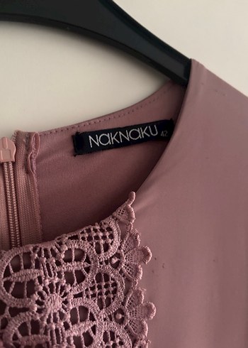 Uzun Kollu Bohem Renkli Elbise - Görsel 4