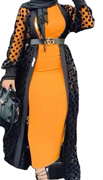 Puantiyeli kimono