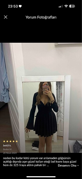 m Beden siyah Renk Siyah mini elbise