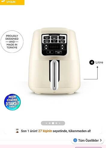 Karaca Air pro Cook airfryer