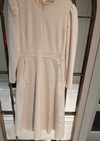 exquise Uzun Kollu Prenses Elbise - Görsel 5