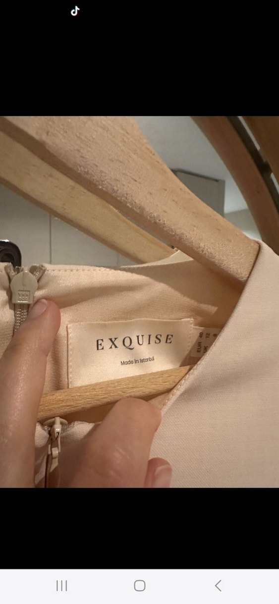 exquise Uzun Kollu Prenses Elbise - Görsel 3