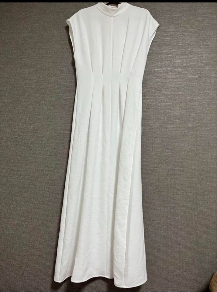 zara beyaz pensli Uzun Elbise - Görsel 5