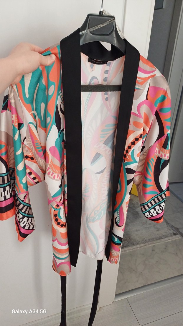 mianotte marka Çok Renkli Kadın Kimonolu takım - Görsel 4