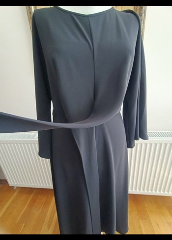 nocturne Siyah Uzun Elbise - Görsel 6