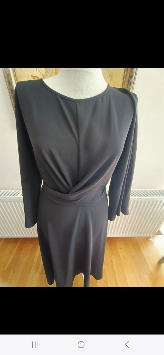 nocturne Siyah Uzun Elbise - Görsel 2