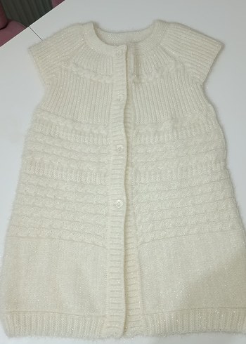 Gri Örgü Kadın Süveter V Yaka - Görsel 4