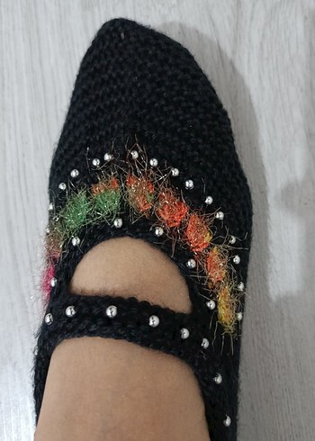 El Örgüsü Çeşitli Renklerde Patik Modelleri - Görsel 12