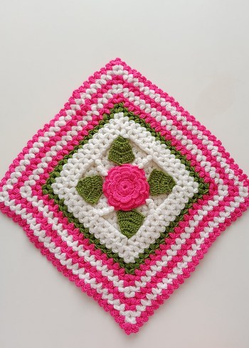 Çiçek Desenli Renkli Banyo Süngeri Seti - Görsel 3