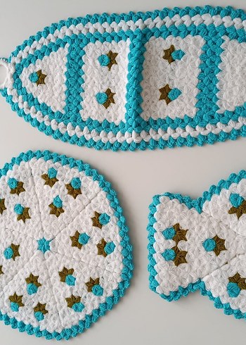 Çiçek Desenli Renkli Banyo Süngeri Seti - Görsel 2