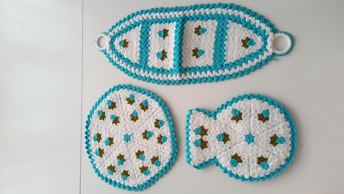 Çiçek Desenli Renkli Banyo Süngeri Seti - Görsel 2