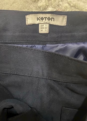 Lacivert Süet Kuşaklı Uzun Etek - Görsel 3